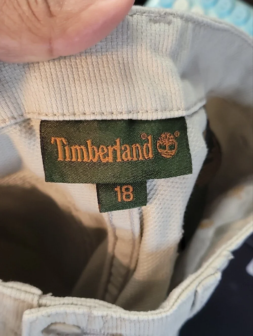 Timberland Boys Cargo Pants in Light Khaki
